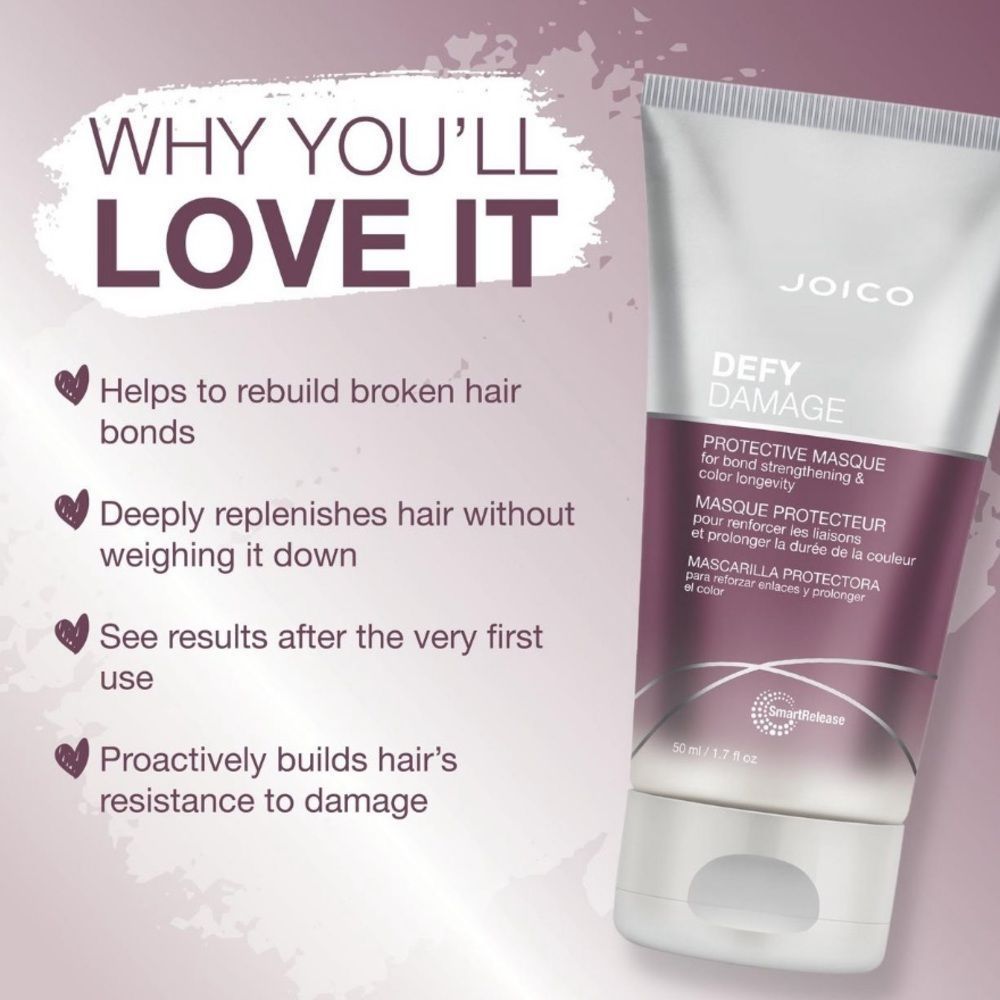 $6❤️‍🔥 Joico Defy Damage Protective Masque Travel Size NEW Mask Hair - Picture 3 of 7